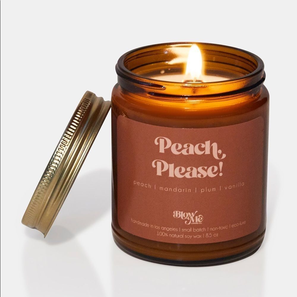 Blow Me Candle Co. Peach, Please! - Picture 4 of 8